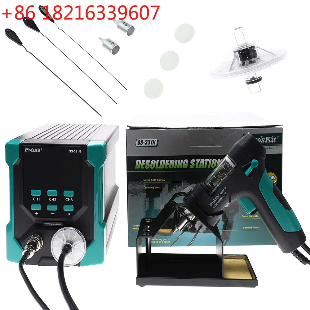 Desoldering Pump Electric Vacuum Station - YAO SS-331N Dijital Elektrikli Lehim Sökme