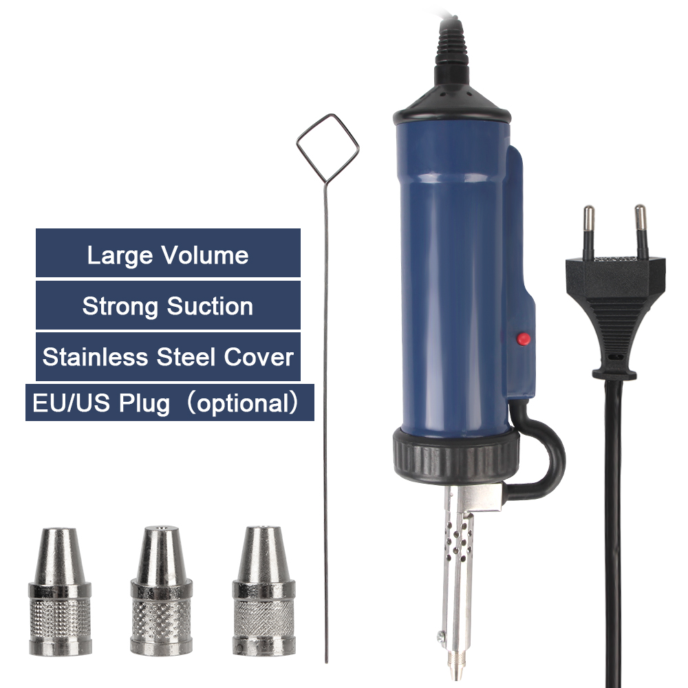 Desoldering Pump Electric Vacuum Station - Yeni Lehim Sökme Makinesi Kaldırma Pompası