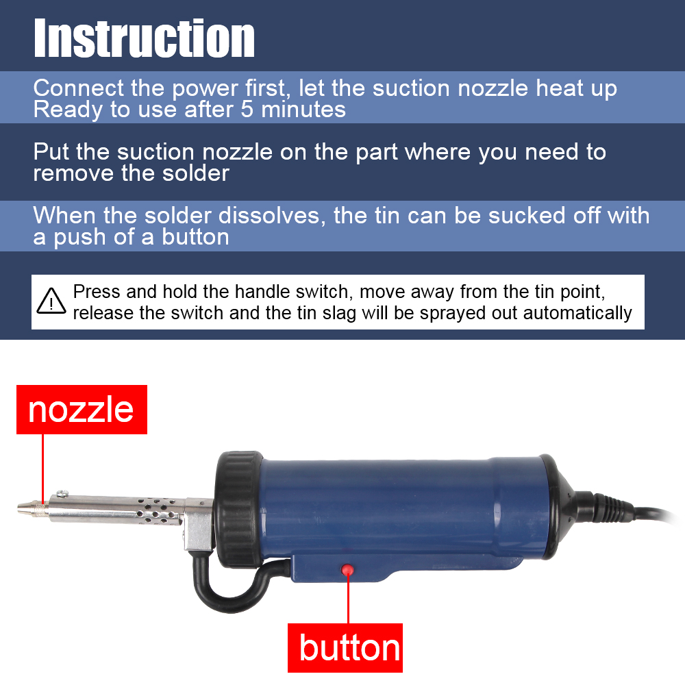 Yeni Lehim Sökme Makinesi Kald - Desoldering Pump Electric Vacuum Station incelemesi ve fiyatı